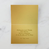 新年馬中国のダブルゴールデン紙カットGC シーズンカード (内部)