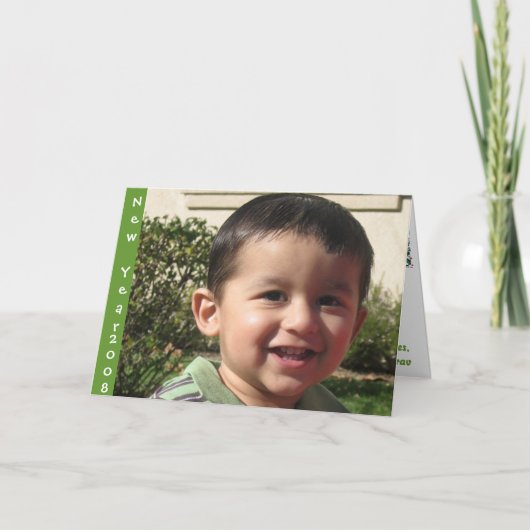 新年2008のカード シーズンカード (正面)