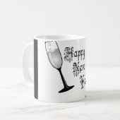 新年2018年を祝うこと コーヒーマグカップ (正面左)