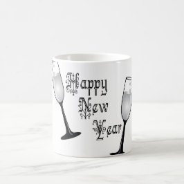 新年2018年を祝うこと コーヒーマグカップ