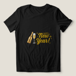  🍾 新年2026シャンパンお祝いTシャツ トライブレンドＴシャツ