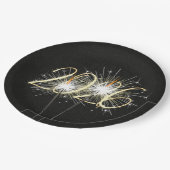 新年2026パーティースパーカーズ紙プレート ペーパープレート (アングル)