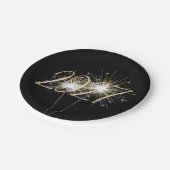 新年2026パーティースパークラーズ ペーパープレート (アングル)