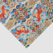 新年2026赤い火の馬クリスマスパターン 薄葉紙 (詳細)