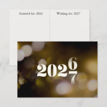 新年2027年のアクティビティ(感謝と願い)ボケ