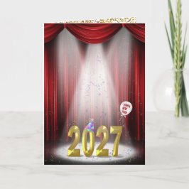 新年2027年ステージのスポットライト カード