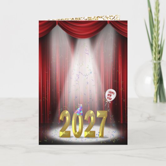新年2027年ステージのスポットライト カード (正面)
