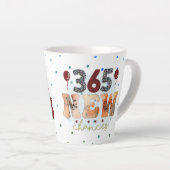 新年365日 カフェラテマグ (右アングル)