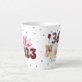 新年365日 カフェラテマグ (正面)