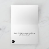 新年…および新しいしわに! バースデー・カード シーズンカード (内部)