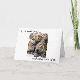 新年…および新しいしわに! バースデー・カード シーズンカード