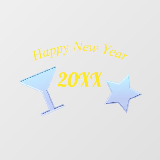 新年 ウィンドウサイン (シート)