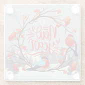 新年 ガラスコースター (裏面)