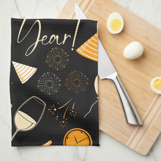 新年 キッチンタオル (四つ折り)