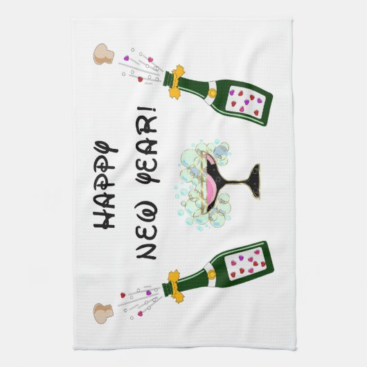 新年 キッチンタオル (縦)