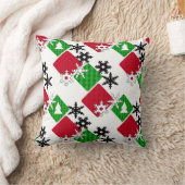 新年，クリスマス，クリスマスの装飾，フェスティバル，緑a クッション (ブランケット)