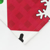 新年,クリスマス フリースブランケット (角)