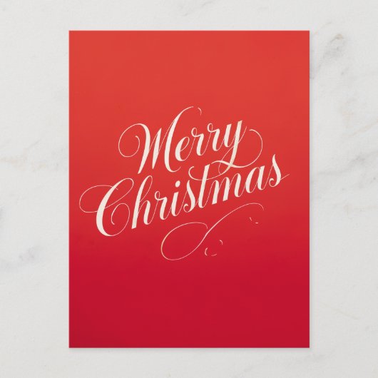 新年 クリスマス 休暇シーズン ポストカード (正面)