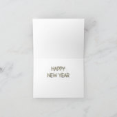 新年 – ゴールデンエレガンス – スプリングガースパニエル犬 シーズンカード (内部)