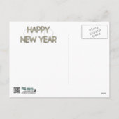 新年 – ゴールデンエレガンス – プードルアプリコット シーズンポストカード (裏面)