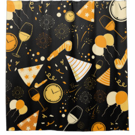 新年 シャワーカーテン