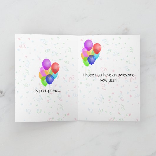 新年 シーズンカード (内部)