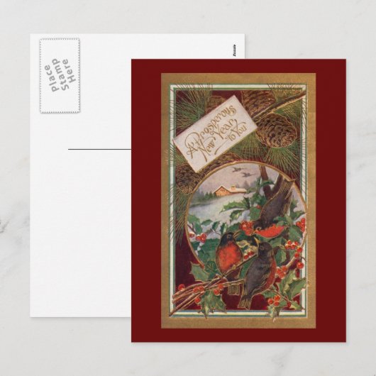 新年 シーズンポストカード (正面/裏面)