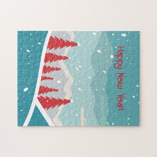 新年 ジグソーパズル (横)