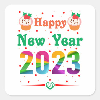 新年 スクエアシール