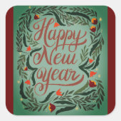 新年 スクエアシール (正面)