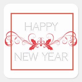 新年 スクエアシール