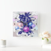 新年 スクエア壁時計 (ホーム)