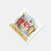 新年 スタンダードカクテルナプキン (角)