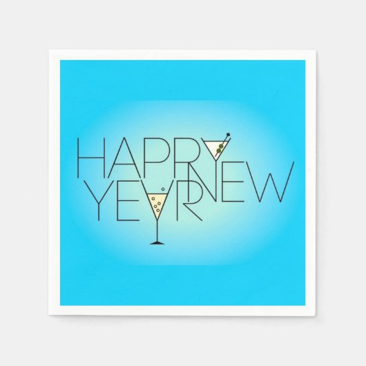 新年 スタンダードカクテルナプキン (正面)