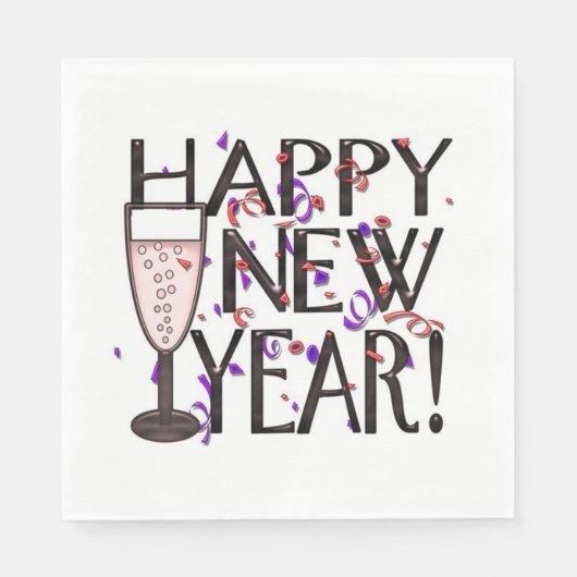 新年 スタンダードランチョンナプキン (正面)