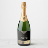 新年 スパークリングワインラベル (正面)