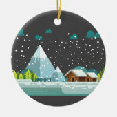 新年 セラミックオーナメント (正面)