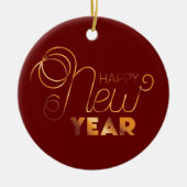 新年 セラミックオーナメント (正面)