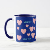 新年+バレンタイン+妻+夫へのギフトとしてのLOVE MUG マグカップ (左)