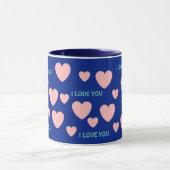 新年+バレンタイン+妻+夫へのギフトとしてのLOVE MUG マグカップ (中央)