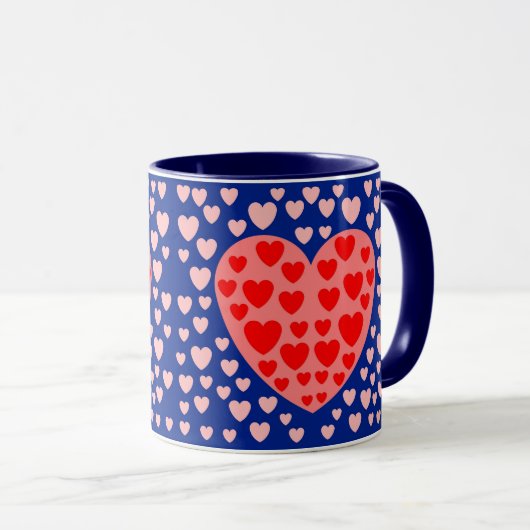 新年+バレンタイン+記念日+ギフト用LOVEマグカップ マグカップ (正面右)
