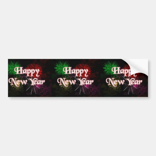 新年 バンパーステッカー (正面)