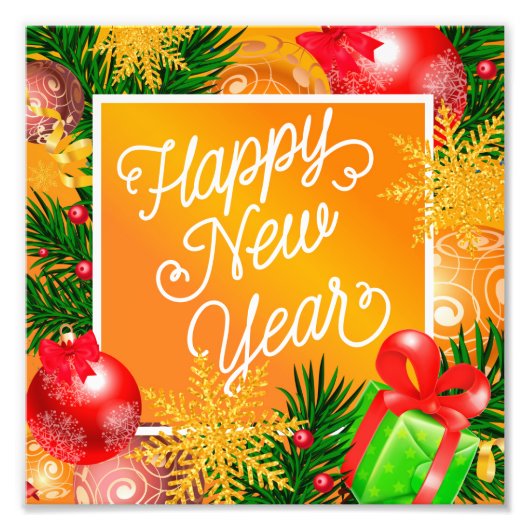 新年 フォトプリント            (正面)