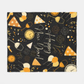 新年 フリースブランケット (正面(横))