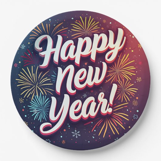 新年 ペーパープレート (正面)