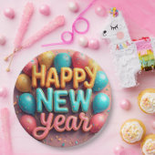 新年 ペーパープレート (パーティー)