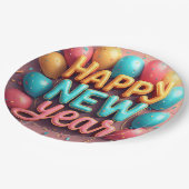 新年 ペーパープレート (アングル)