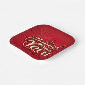 新年 ペーパープレート (傾斜あり)