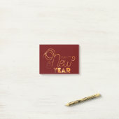 新年 ポストイット (デスク上)