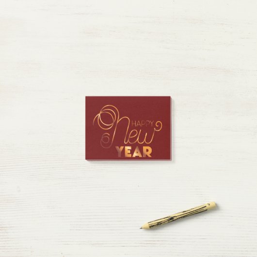 新年 ポストイット (デスク上)